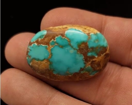 Royston Turquoise {RN2} buying Cabochon | Gemstone | Cab | Polished Stone